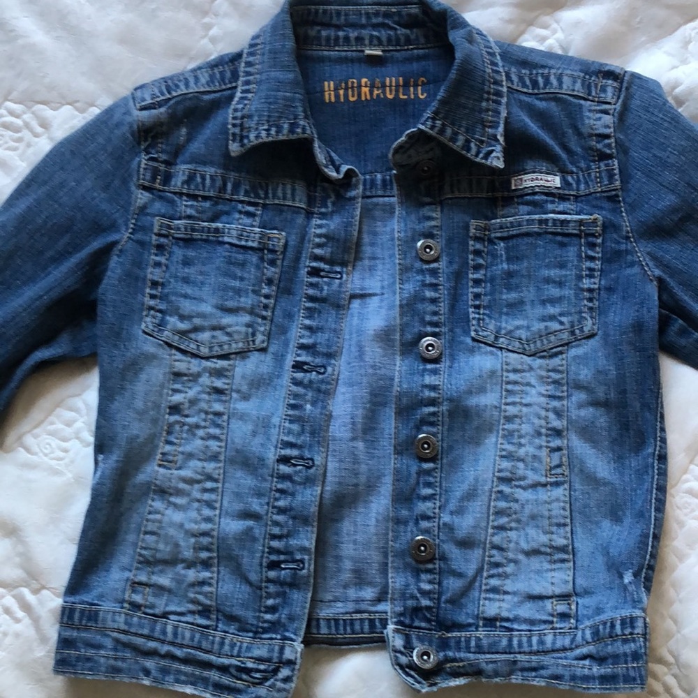 100% Cotton Refurbished Jean Jacket Anime! - Picture 10 of 10
